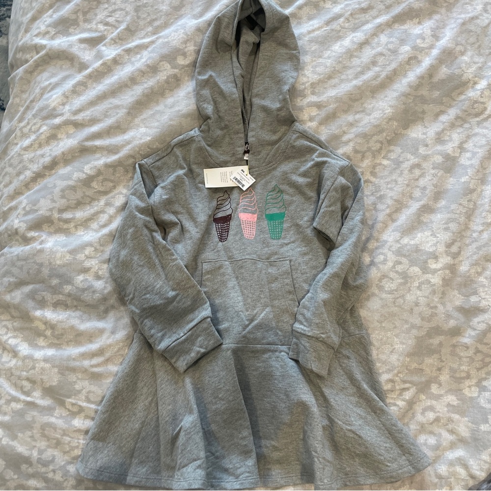 NWT tea ice cream sweatshirt dress